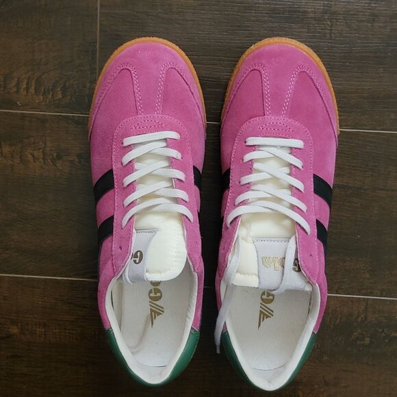 NEW Anthropologie Gola Suede Elan Trainer Sneaker Womens 9 Athleisure Gorpcore - Picture 4 of 8